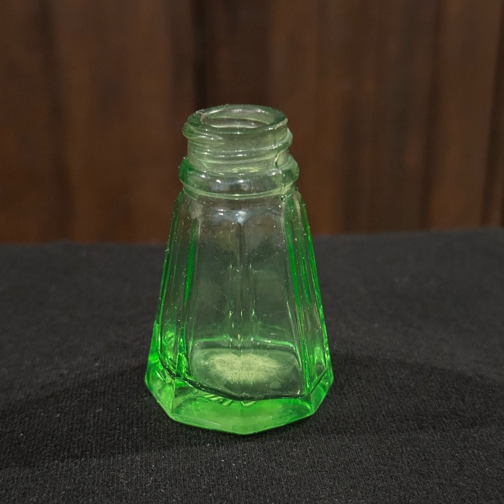 Vintage Green Glass Bottle